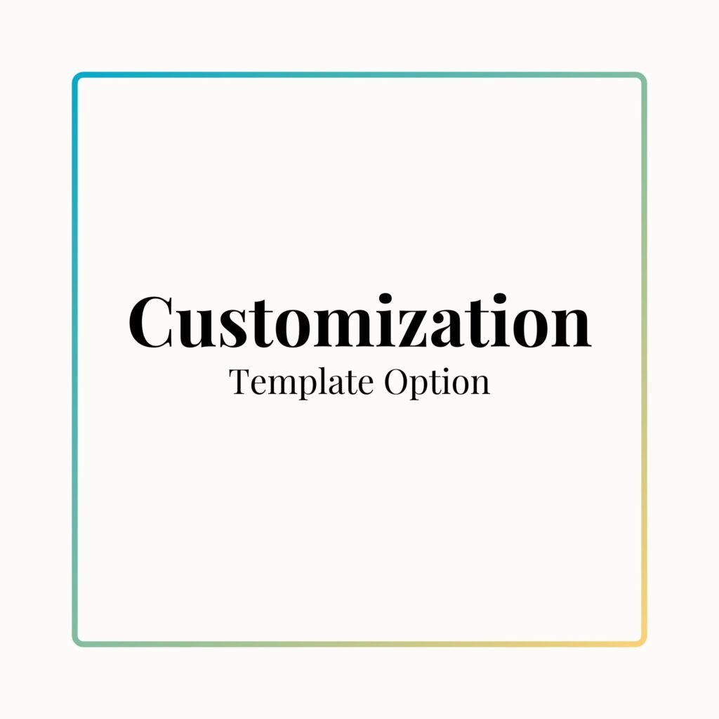 Els Template Option Customization