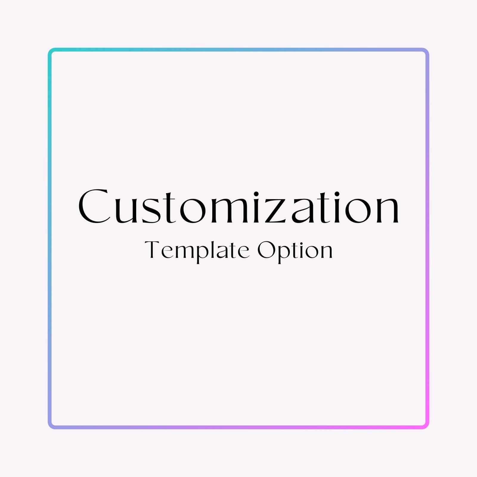 Els Template Option Customization